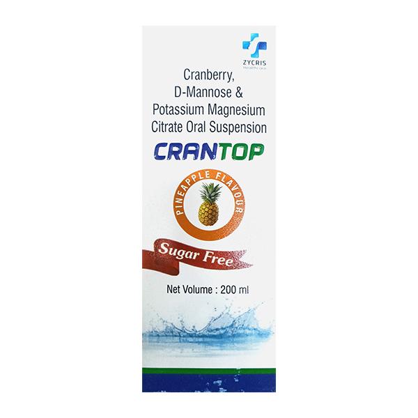 CRANTOP SUGAR FREE PINEAPPLE FLAVOUR Suspension 200ml