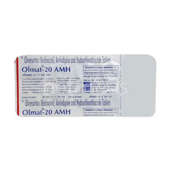 Olmat Amh 20mg Tablet 10'S