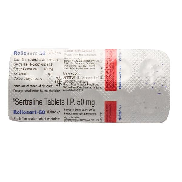 ROLLOSERT 50mg Tablet 10's
