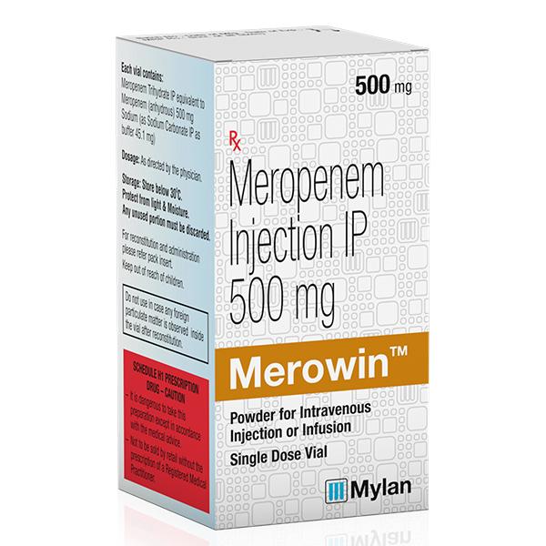 Merowin 500mg Injection 1'S