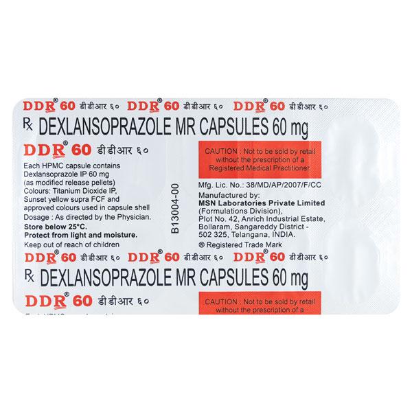 DDR 60mg Capsule 10'S