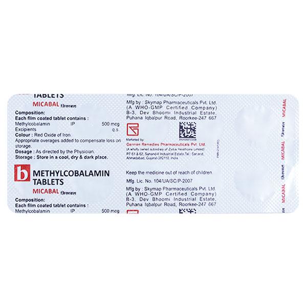 MICABAL 500 Tablet 10's