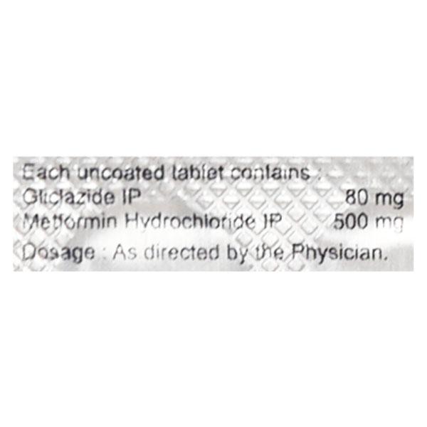 Glizihenz M 80/500mg Tablet 10'S
