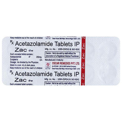 ZAC 250 Tablet 10's