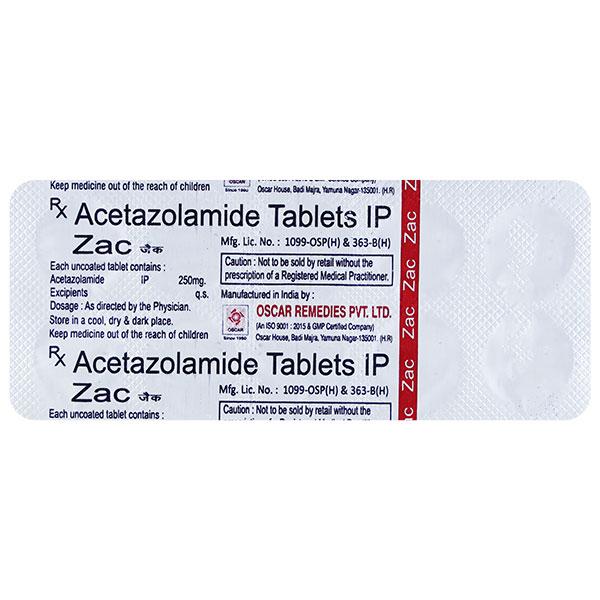ZAC 250 Tablet 10's