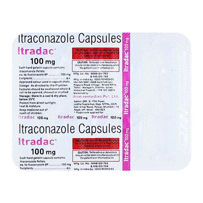 ITRADAC 100mg Capsule 4's