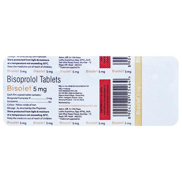 BISOLET 5 Tablet 10's