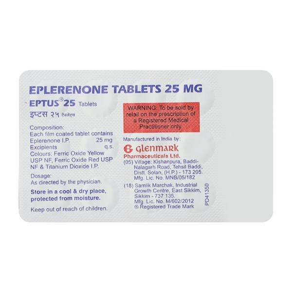 EPTUS 25mg Tablet 15's
