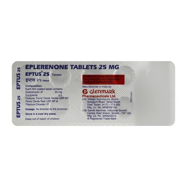 Eptus 25mg Tablet 10'S