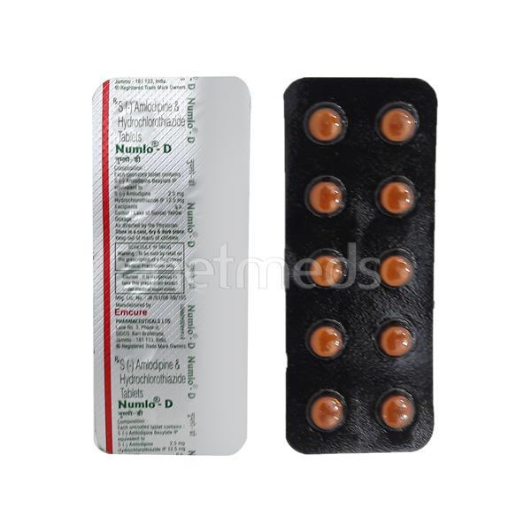 Numlo D 2.5mg Tablet 10'S