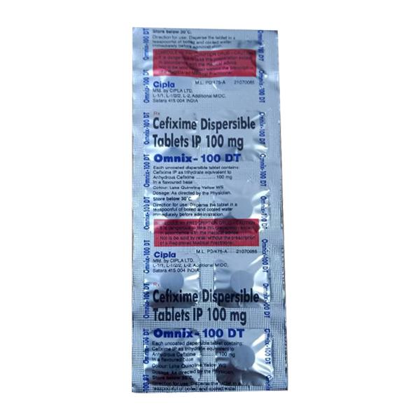 Omnix DT 100mg Tablet 10'S