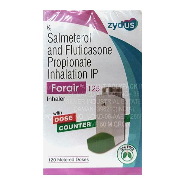 FORAIR 125 WITH DOSE COUNTER Inhaler 120md