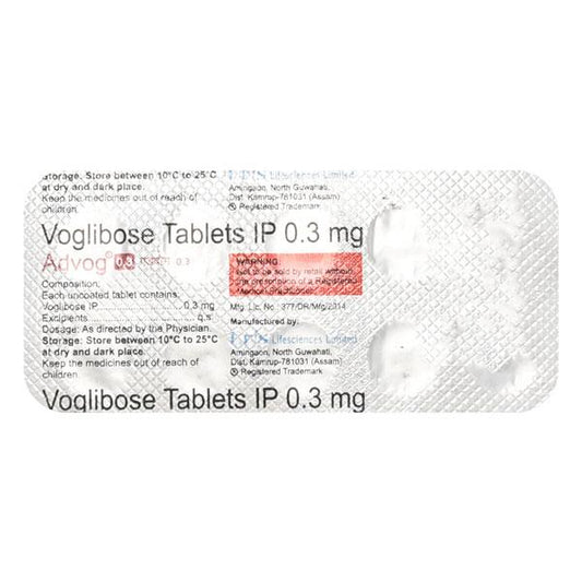 Advog 0.3mg Tablet 10'S