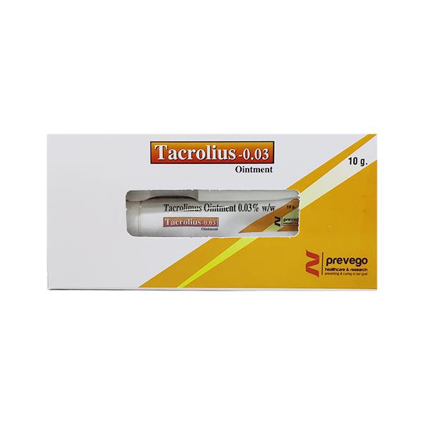 TACROLIUS 0.03% Ointment 10gm