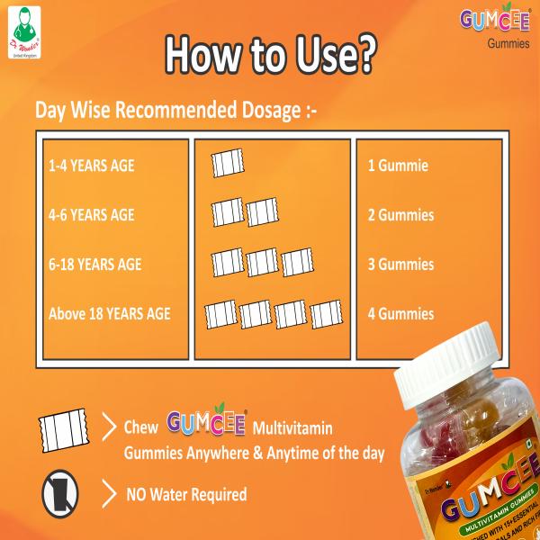 GUMCEE MIX FRUIT FLAVOUR Gummies 30's