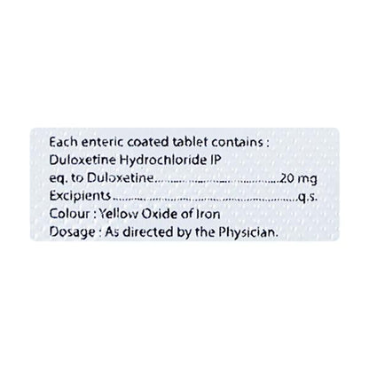 DULOCALM 20 Tablet 10's
