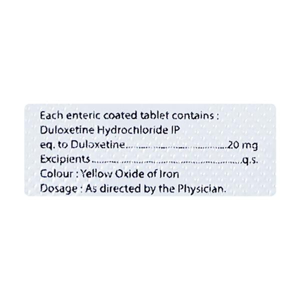 DULOCALM 20 Tablet 10's