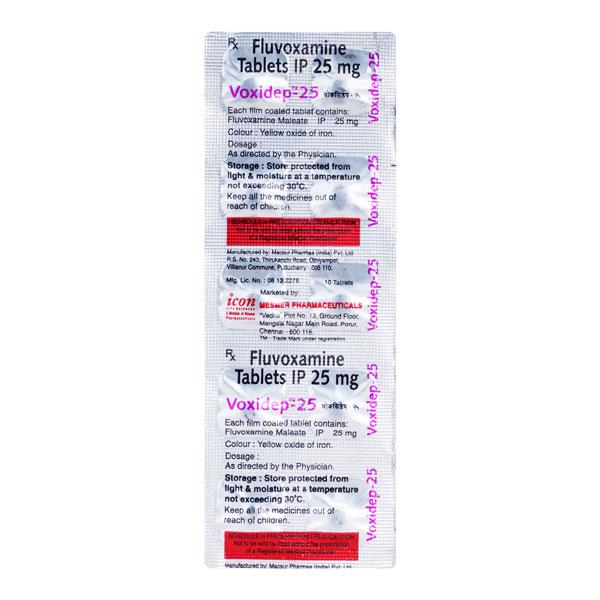 Voxidep 25mg Tablet 10'S