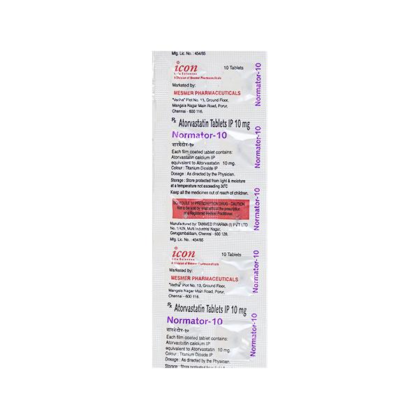 NORMATOR 10mg Tablet 10's