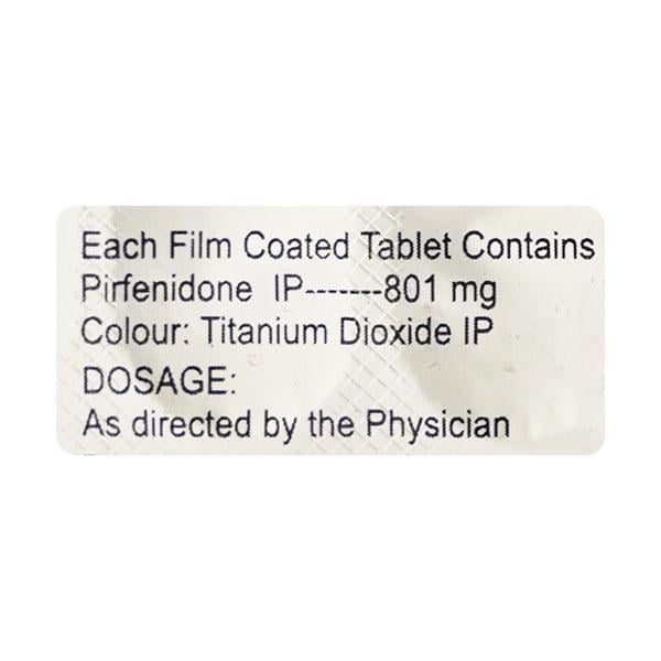 PULMOFIB 801mg Tablet 10's