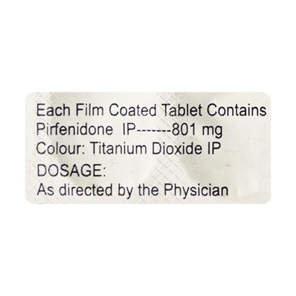 PULMOFIB 801mg Tablet 10's