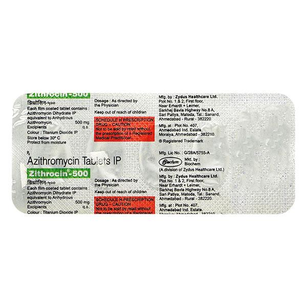 Zithrocin 500Mg Tablet 5's