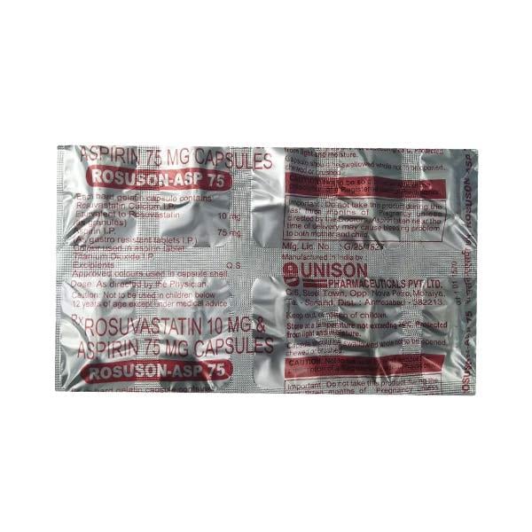 Rosuson Asp 75mg Capsule 10'S