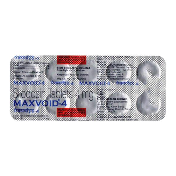 Maxvoid 4mg Tablet 10'S