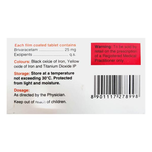 BRIVEPSY 25 Tablet 14's