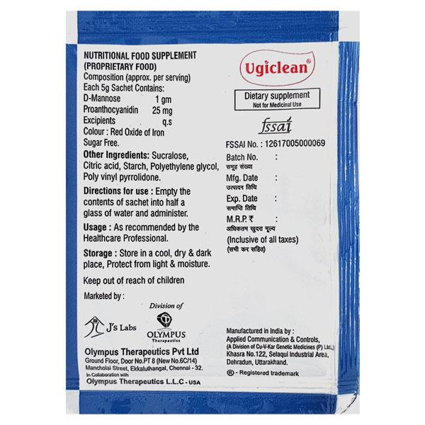 UGICLEAN SUGAR FREE Granules 5gm