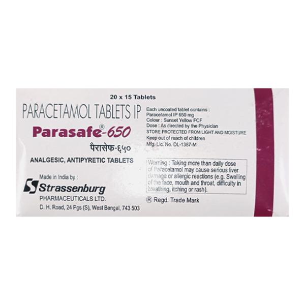 PARASAFE 650 Tablet 15's