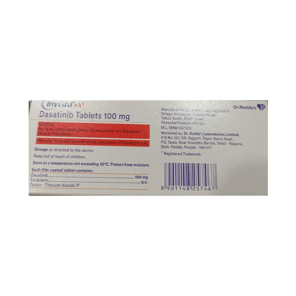 INVISTA 100mg Tablet 10's