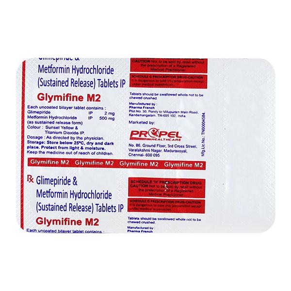 GLYMIFINE M 2 Tablet 10's