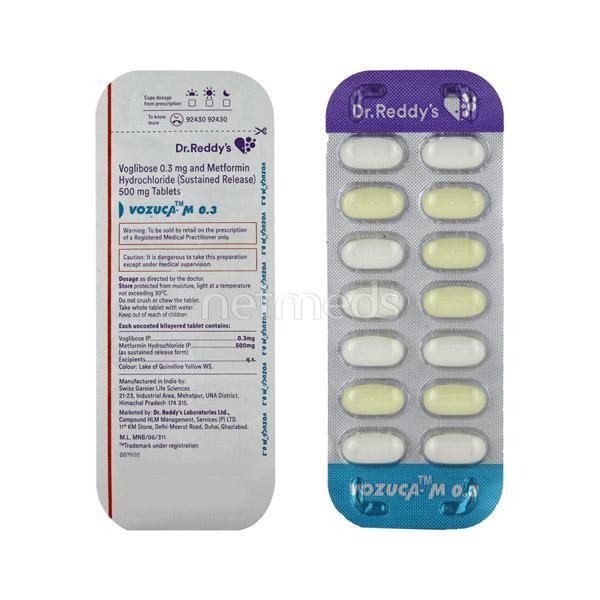 Vozuca M 0.3mg Tablet 14'S