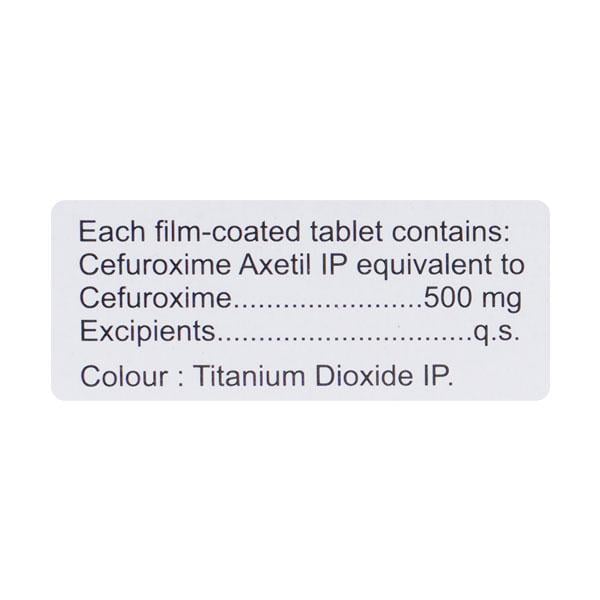 Zocef 500mg Tablet 10'S