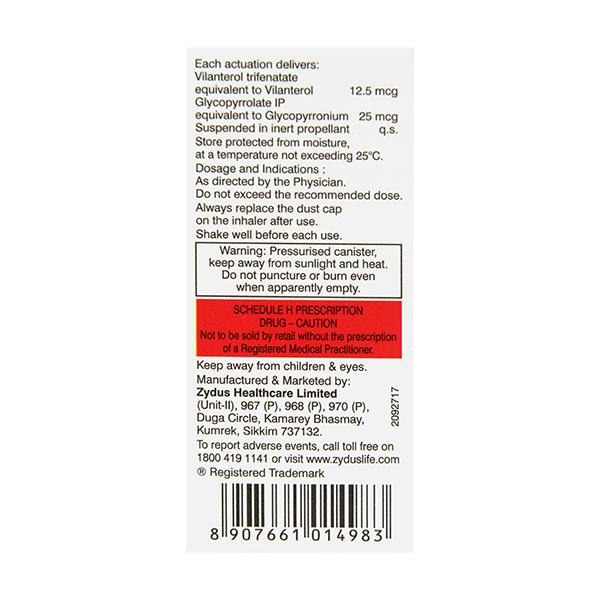 GLYNIUM VT WITH DOSE COUNTER Inhaler 120md