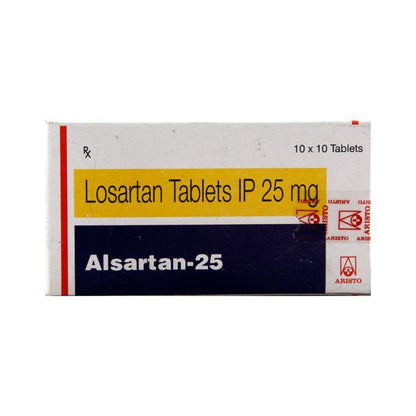 Alsartan 25mg Tablet 10'S