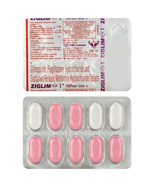 Ziglim Plus 1mg Tablet 10'S