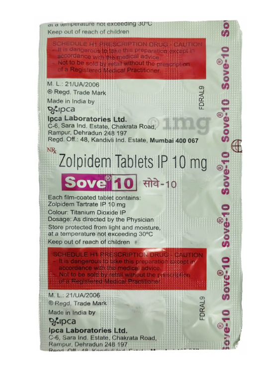 SOVE 10 Tablet 15's