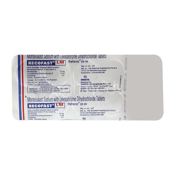 Recofast LM Tablet 10'S