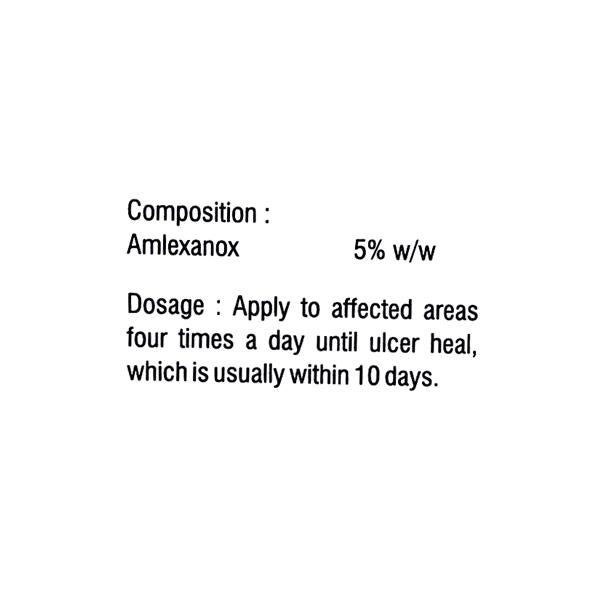 AMLENOX ORAL PASTE 5G(L)