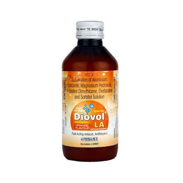 Diovol LA Forte Orange Suspension 170ml