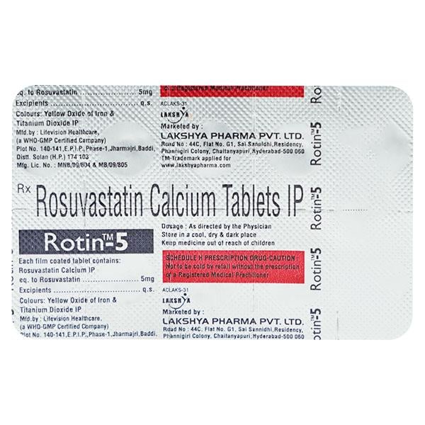 ROTIN 5mg Tablet 10's