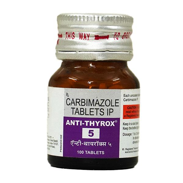 Anti Thyrox 5mg Tablet 100'S