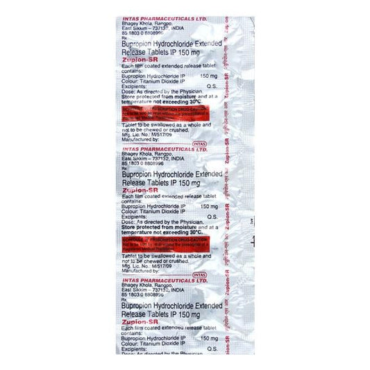 Zupion SR Tablet 10'S