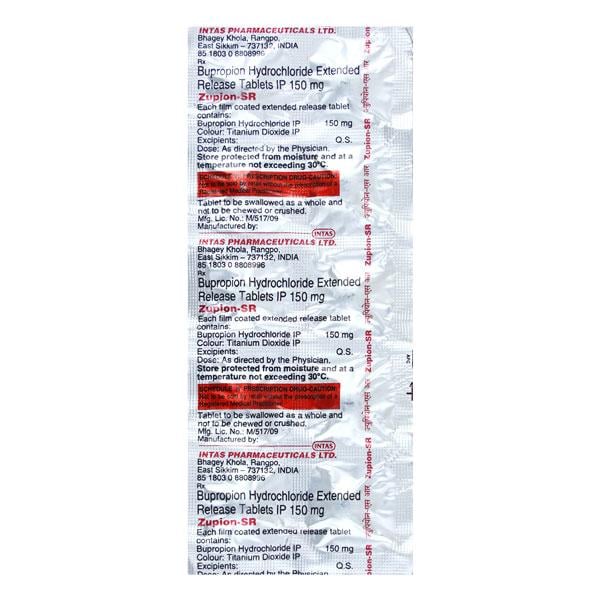 Zupion SR Tablet 10'S