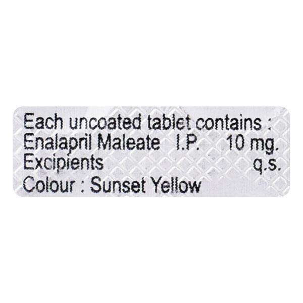 Enal 10mg Tablet 10'S