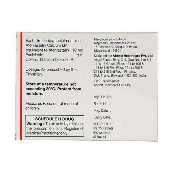 Caat 10mg Tablet 15'S