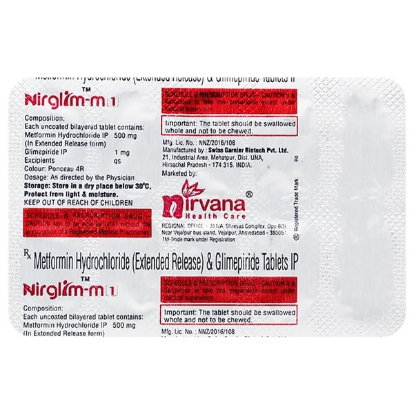 NIRGLIM M1 Tablet 10's