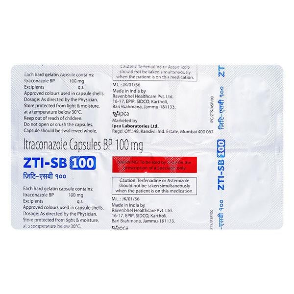 ZTI SB 100 Capsule 10's